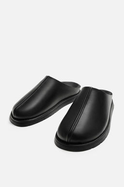 LEATHER CLOGS - Zara фото 4