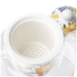 ЧАЙНИК СТЕКЛЯННЫЙ С СИТОМ LEFARD ФРУКТЫ 500 МЛ