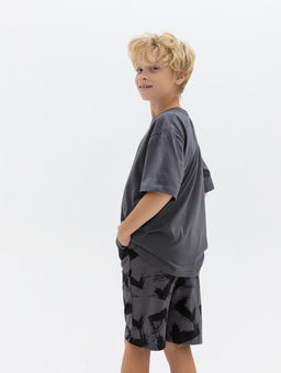 CHILLEASY 220010C-29 Футболка для мальчика, Антрацит