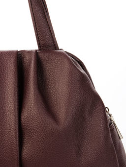 LACCOMA сумка София-Y2005-бордовый эко кожа хлопок  фото 5