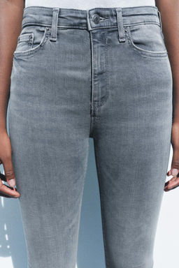 ZW COLLECTION SKINNY HIGH-WAIST JEANS - Zara фото 15