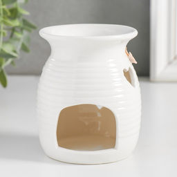 Аромалампа для эфирных масел Розочки и незабудки с сердечком, керамика, 7.5?7.5?9.5 см, МИКС - Simaland фото 5