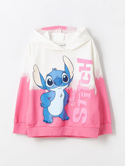Stitch Bask?l? K?z ?ocuk Hoodie