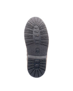 Ботинки женские на войлочной подошве, черные,замша, молния.