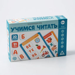 Настольная игра «Учимся читать», 4+