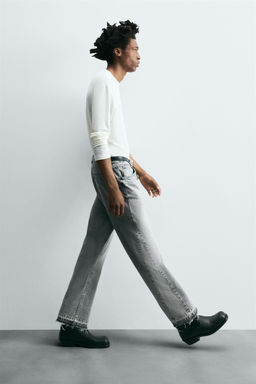 JEANS FLARE FIT / Gris - Zara фото 15