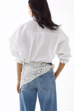 Vaquero con fular Straight High Waist - H&m фото 8