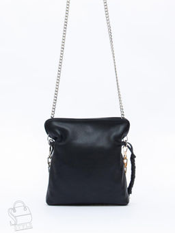 Сумка женская кожаная 6010-2L black Polina&Eiterou