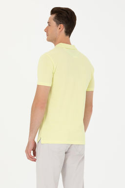 Мужская светло-желтая базовая футболка - U.s. polo assn фото 12