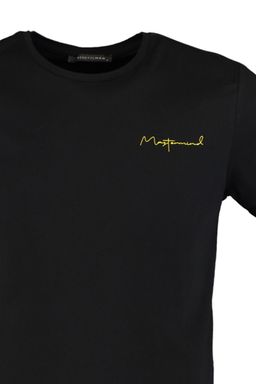 TRENDYOL MAN Siyah Slim/Dar Kesim Kucuk Yaz? Bask?l? %100 Pamuklu K?sa Kol T-Shirt TMNSS20TS0083 - Trendyolmilla фото 6