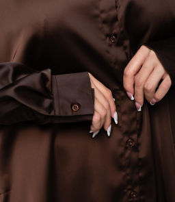 Рубашка #ОКТ085005, шоколадный - Dommod фото 5