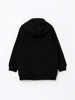 Kap??onlu Uzun Kol Basic Erkek Bebek Fermuarl? Sweatshirt - Waikiki фото 2
