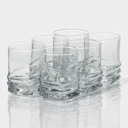 Набор стопок «Элеган», 70 мл, 5×6.2 см, 6 шт., стекло, прозрачный