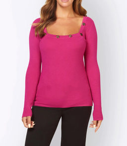 Пуловер, розовый - Ashley brooke фото 3