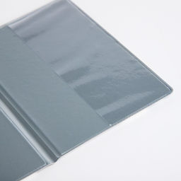 Цена за 2 шт. Обложка для паспорта, чёрная, триколор