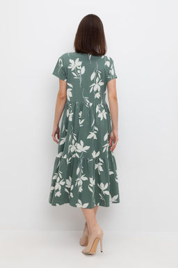 VERY NEAT _ ЕВТ 5019/зеленый мох,магнолия платье жен