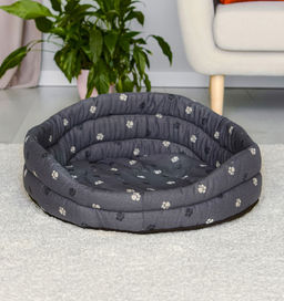 ВИА Мягкий лежак круглый N2, хлопок 50*50*18см, серый 9132сер 99ред99 9132сер 9132сер