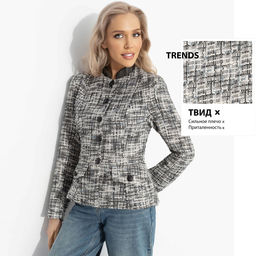 Жакет приталенный с подплечниками, Взрыв эмоций