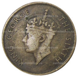 1 цент 1950 года Британский Гондурас