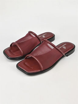 Сабо кожаные / Шлепки тренд H32F-44AT - Piniolo фото 3