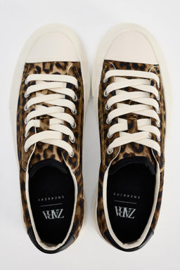 ANIMAL PRINT TRAINERS - Zara фото 13