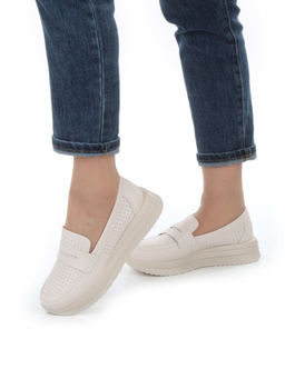 03-SD4-1D BEIGE Полуботинки женские (натуральная кожа)