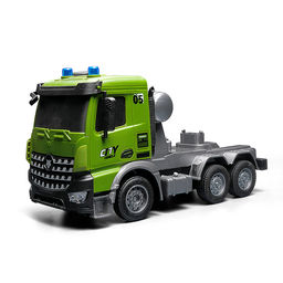 Машина "Военный автовоз" с танком р/у 27 MHz, в коробке