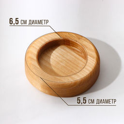 Пасхальный набор Adelica, подставка под яйцо и кулич, подсвечник, термонаклейки на 7 яиц, берёза  фото 6
