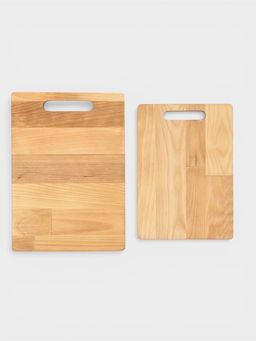 Набор разделочных досок, 2 шт., 24×17 см, 20.5×14.5 см, дерево берёза, пропитаны минеральным маслом