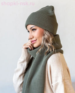 LS 11 PL 11 Комплект женский (колпак+шарф) (56-58)