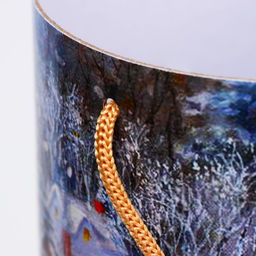 Подарочная коробка, тубус «Дедушка Мороз» 120×220 мм