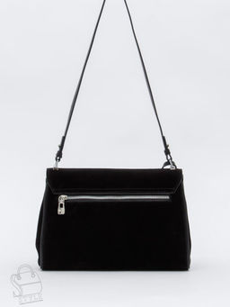 Сумка женская кожаная 5103-1X black Polina&Eiterou