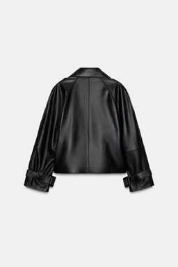 LEATHER JACKET ZW COLLECTION LIMITED EDITION - Zara фото 7