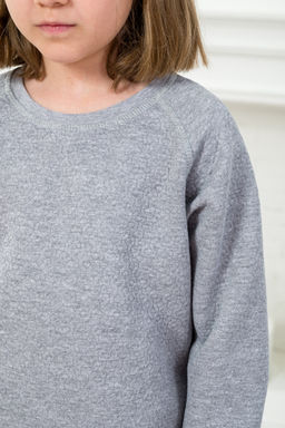 Свитшот детский из капитония серый - Амадэль фото 6