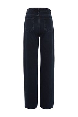 TRENDYOLMILLA Gece Mavisi Yuksek Bel Wide Leg Jeans TWOSS23JE00083  фото 12