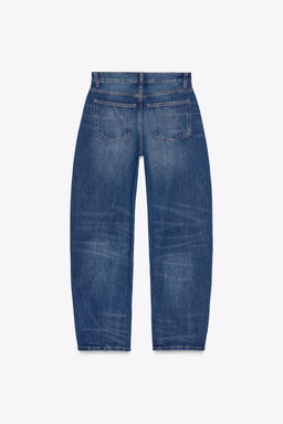 HIGH-WAIST TRF BARREL JEANS - Zara фото 6
