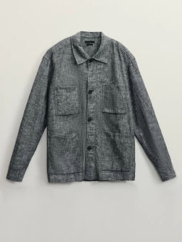 Рубашка овершот со льном / Zarina  фото 8