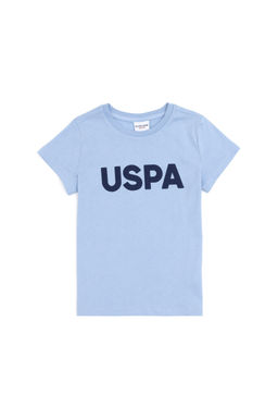 Голубая базовая футболка для мальчика - U.s. polo assn фото 4
