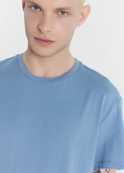Футболка мужская в голубом оттенке туманный голубой 111773 - Mark formelle фото 5