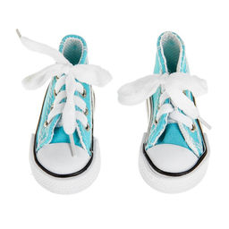 Кеды для кукол, длина подошвы 7,5 см, цвет голубой - Simaland фото 2