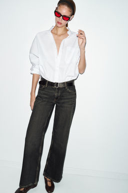 Z1975 WIDE-LEG LOW-RISE JEANS - Zara фото 10