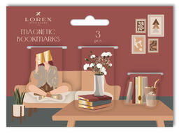 Закладки для книг магнитные LOREX BOOKLOVER BOOK NIGNT с европодвесом