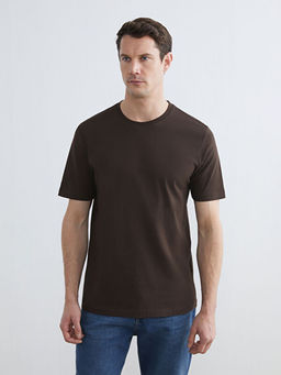 Bisiklet Yaka Penye Erkek Ti??rt