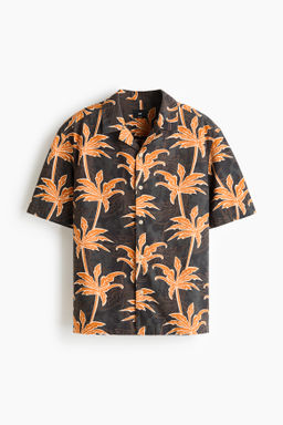 Camisa resort de algod?n Relaxed Fit