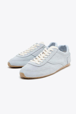 CONTRAST LEATHER TRAINERS - Zara фото 6