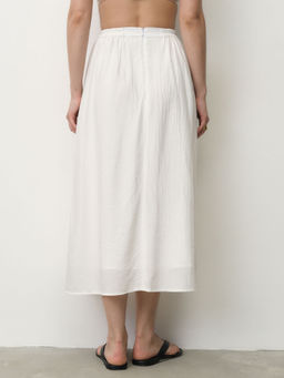 Юбка из вискозы 8011946 белая