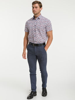 Сорочка мужская короткий рукав GREG 123/201/22495/ZS/C/1  фото 6