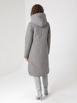 24407 Пальто т.серый - Dizzyway фото 4