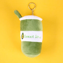 Цена за 4 шт. Мягкая игрушка-брелок «Десерт», с авокадо, 12 см