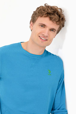 Мужской кобальтово-синий свитшот Неожиданная скидка в корзине - U.s. polo assn фото 2